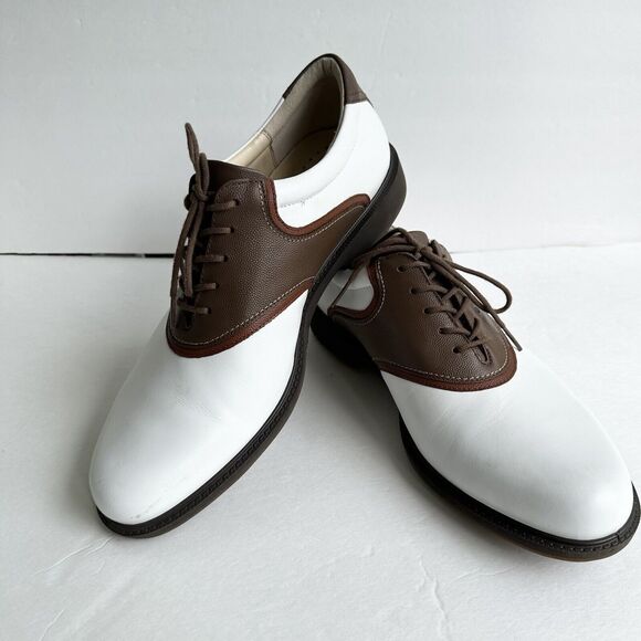 Ecco Men\'s Tour Hybrid Hydromax Leather Golf Shoes Brown Saddle Spikeless 10.5 main image 6